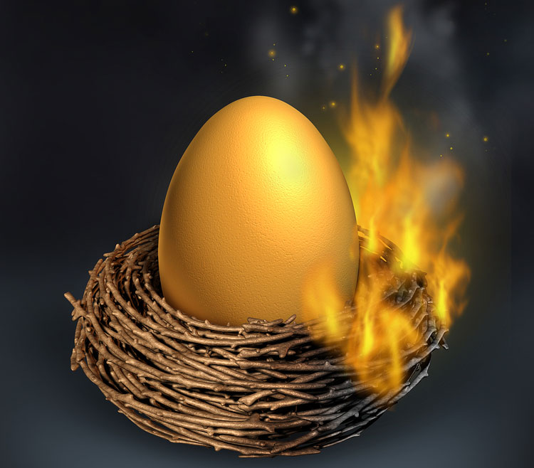 Bob Ritter's blog 144 img 1 Golden-Egg-in-Nest-Burning-dont-burn-the-nest-egg