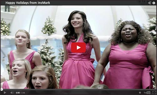 happy holidays from InsMark image linked to youtube